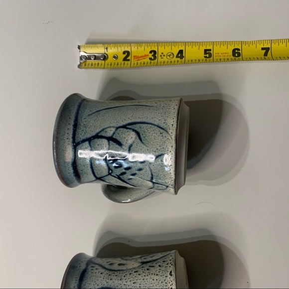 Set of two Blue & Brown Ceramic Mugs - Picture 7 of 8